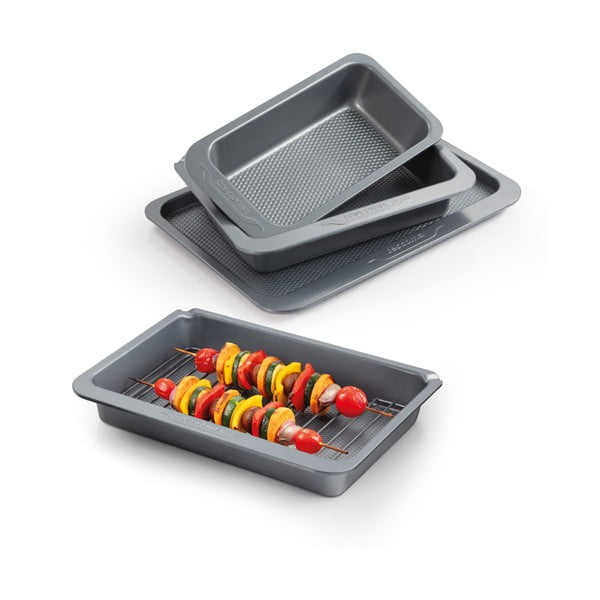 Tăvi de copt în set 4 buc. Compact – Tescoma-image-4