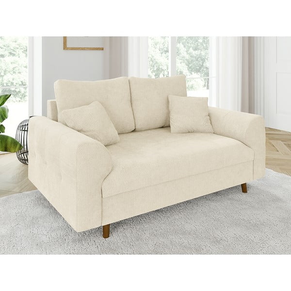Canapea bej 150 cm Ariella – Ropez-image-3