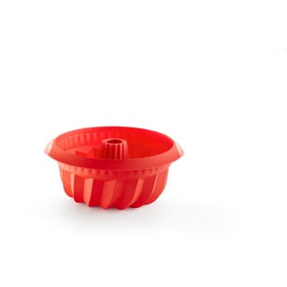 Formă din silicon pentru pandișpan Lékué, ⌀ 22 cm, roșu