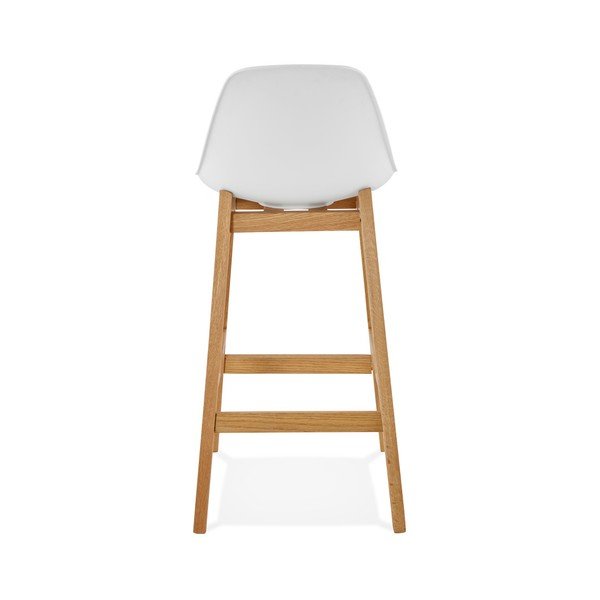 Scaun de bar Kokoon Elody, înălțime 86,5 cm, alb-image-1