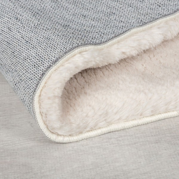Blană crem sintetică 160x230 cm Faroe Wool Look Fur – Flair Rugs-image-2