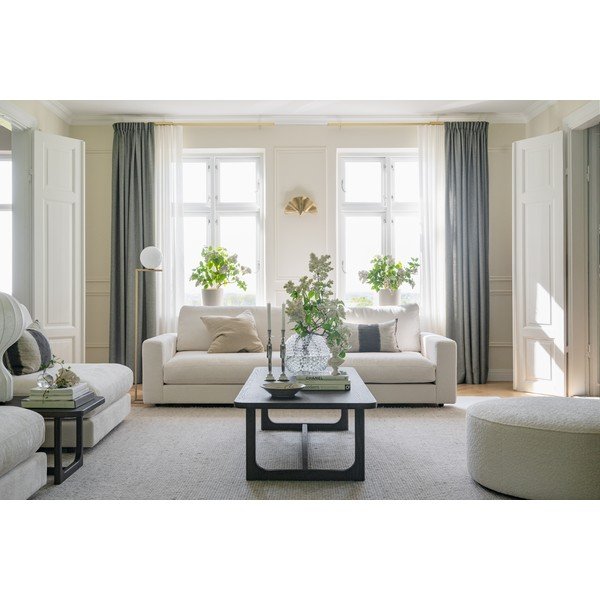 Măsuță de cafea în culoare naturală închisă cu blat cu aspect de lemn de stejar 70x160 cm Driscoll – Rowico-image-1