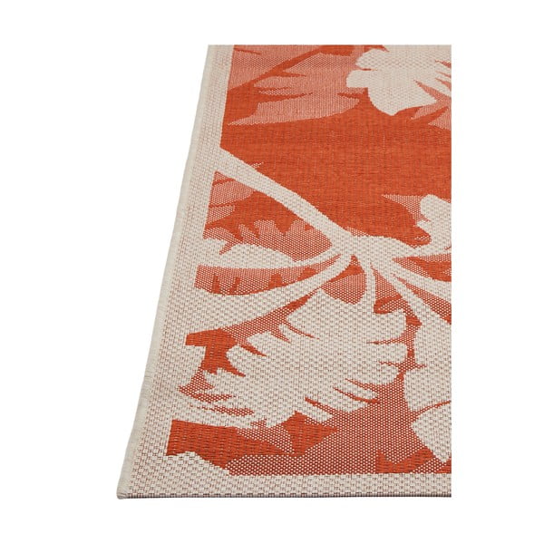 Covor adecvat pentru exterior Floorita Palms Orange, 135 x 190 cm, portocaliu - bej-image-1