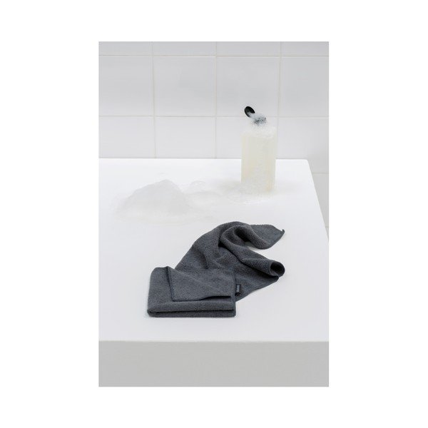 Set 2 prosoape din microfibră Brabantia Clean, gri-image-1