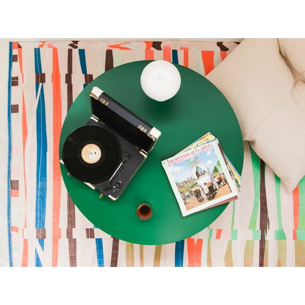 Măsuță de cafea verde-închis rotundă ø 100 cm Pausa – Really Nice Things-image-2