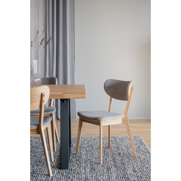Scaune de dining gri 2 buc. Kato - Rowico-image-3