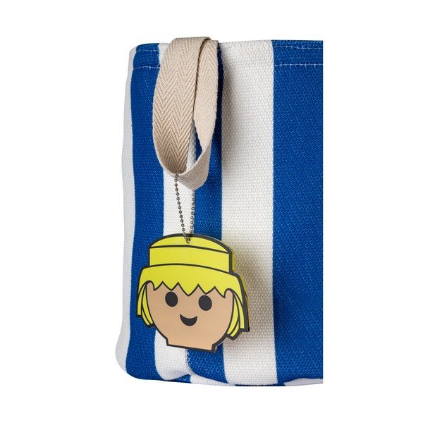 Coș de jucării pentru copii albastru din material textil ø 30x28 cm Stripes – Playmobil-image-3