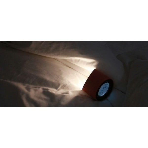 Ceas deșteptător cu LED Ginko Edge, roșu-image-3