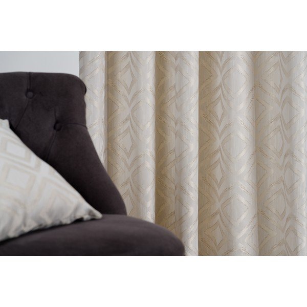 Draperie crem 140x245 cm Giuseppe – Mendola Fabrics-image-1