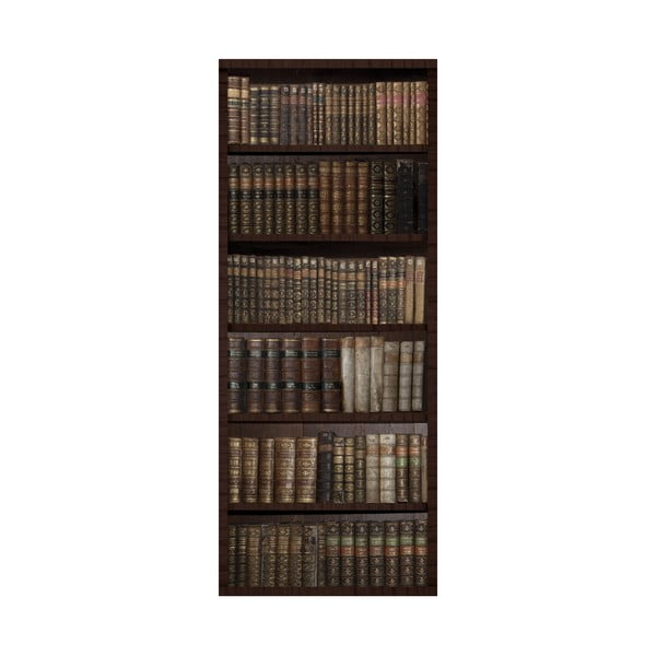 Autocolant adeziv pentru ușă Ambiance Bookshelf-image-2