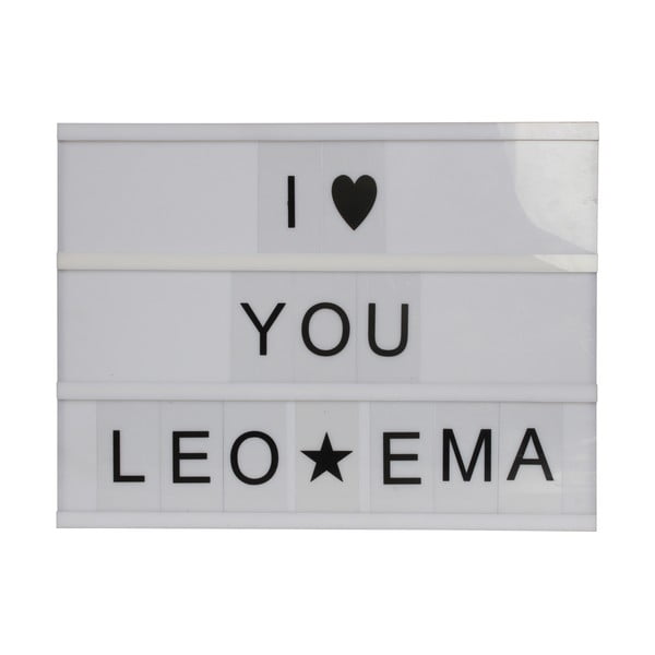 Cutie luminoasă cu 95 de caractere Opjet Boite 30x22,6cm-image-2