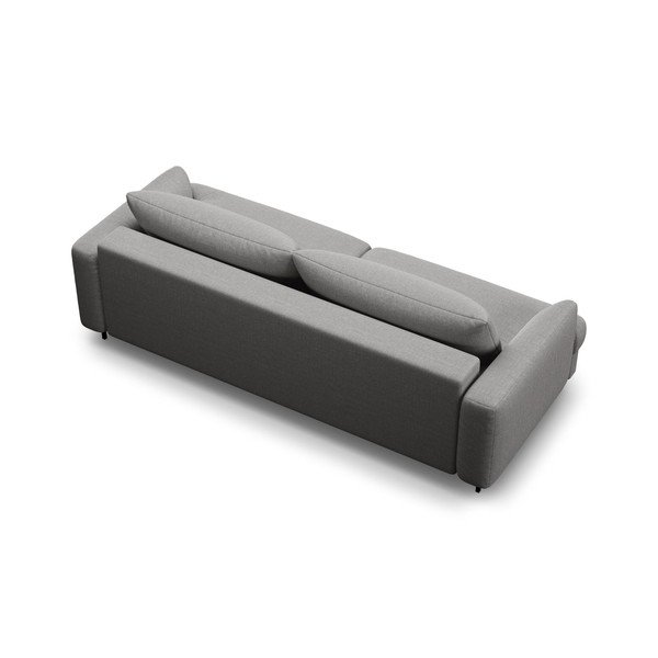 Canapea gri extensibilă/cu spațiu de depozitare 233 cm Naomi – Micadoni -image-2