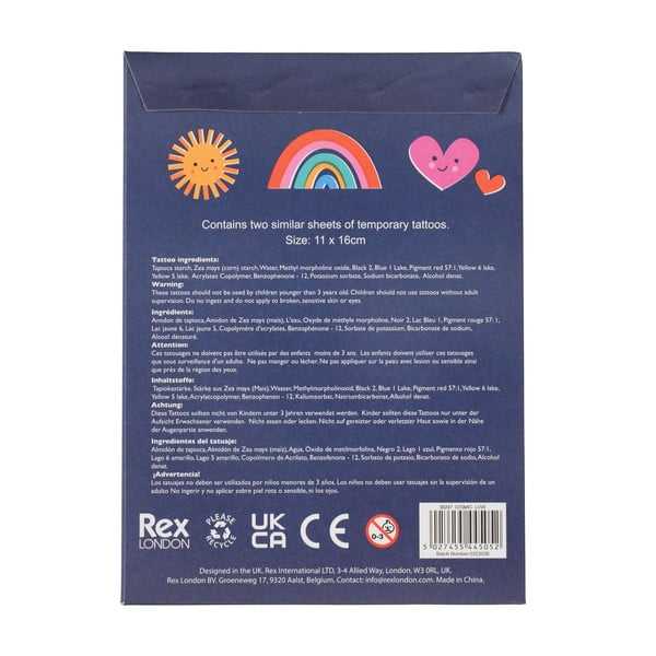 Folie de tatuaje pentru copii Cosmic Love – Rex London-image-3