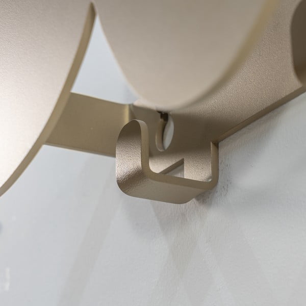 Cuier de perete bej din metal 80 cm Tumulo – Spinder Design-image-2