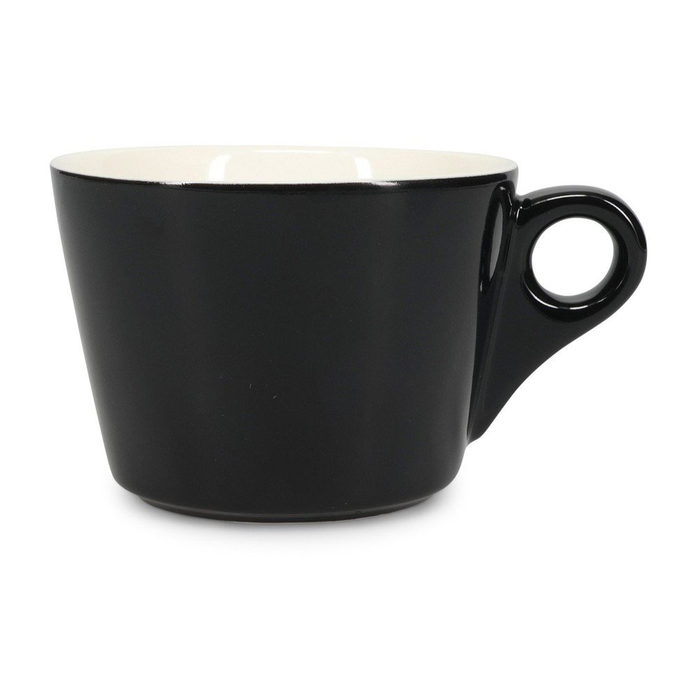 Ceașcă neagră pentru latte din porțelan 280 ml Barista – BonBistro