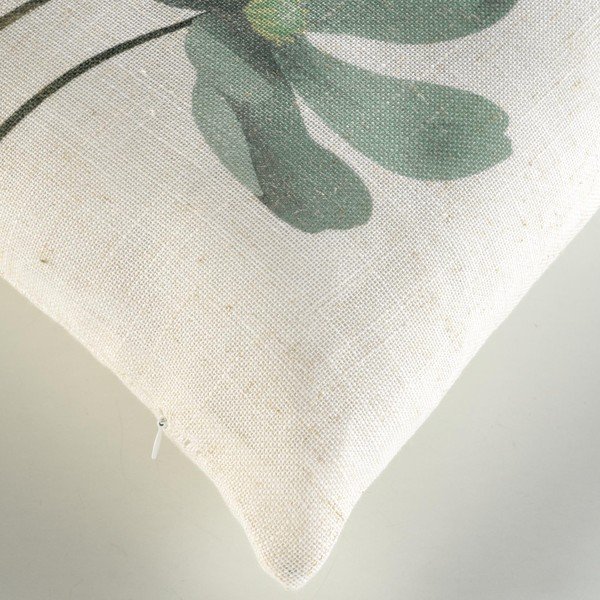 Pernă decorativă din amestec de in 45x45 cm Palmiflore – douceur d'intérieur-image-3