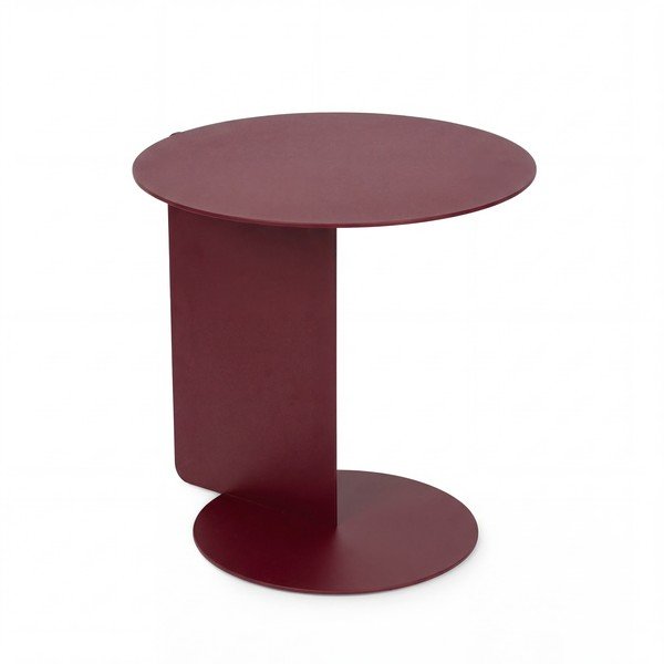 Măsuță auxiliară rotundă din oțel ø 40 cm Salsa – Spinder Design