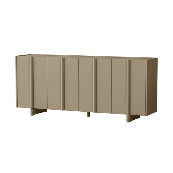 Comodă bej joasă din lemn de pin 200x85 cm Basu – WOOOD-image-3