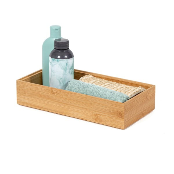 Organizator din bambus Compactor Woody 30 x 15 x 6,35 cm