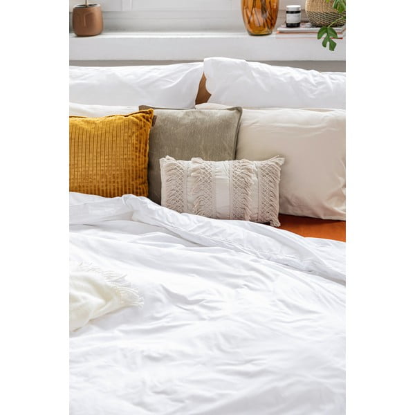 Lenjerie pentru pat dublu din bumbac Bonami Selection, 200 x 200 cm, alb-image-3
