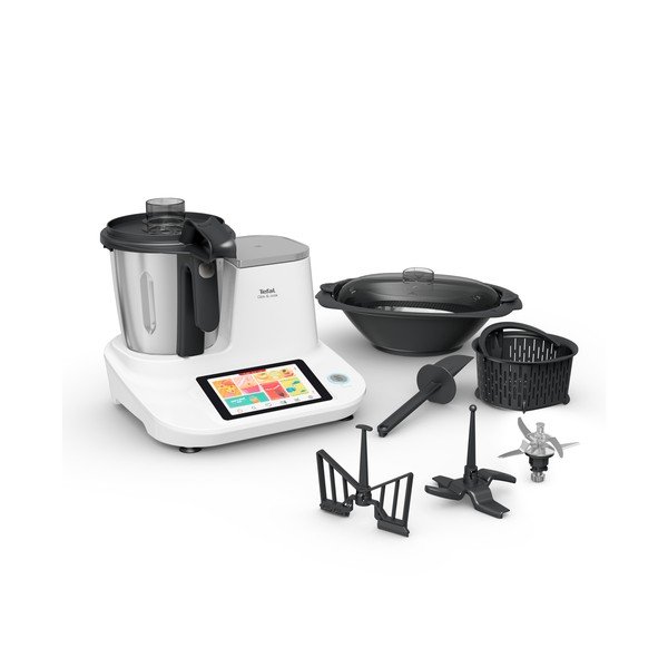 Robot de bucătărie alb/argintiu Click and Cook – Tefal-image-3