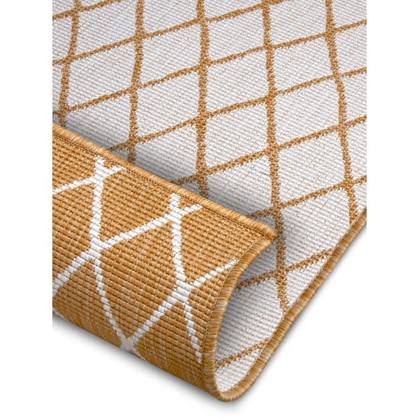 Covor de exterior galben ocru-alb 80x150 cm Malaga – NORTHRUGS-image-2
