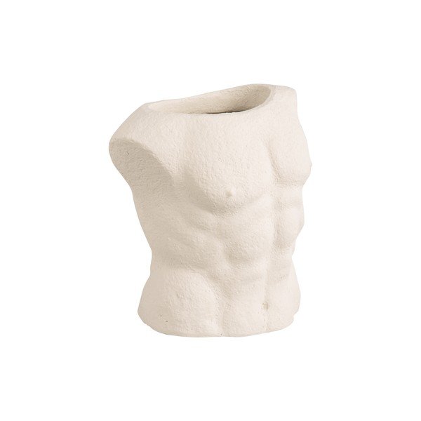 Vază PT LIVING Male, înălțime 20,5 cm, alb