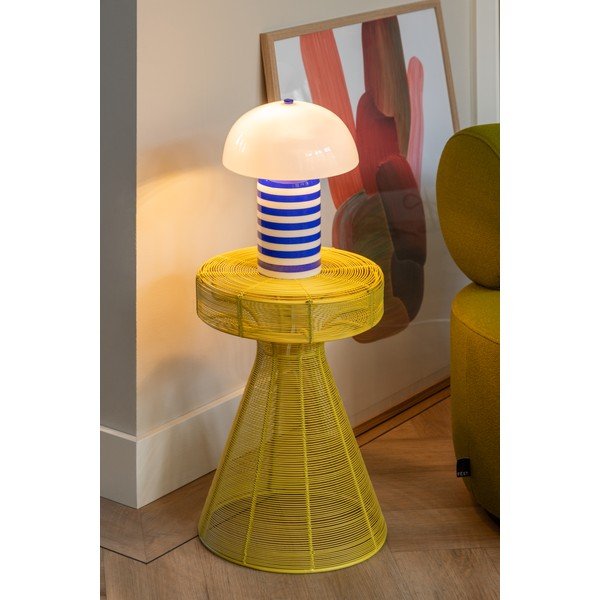 Măsuță auxiliară rotundă din metal ø 30,5 cm Cuerda Corcho – Leitmotiv-image-3