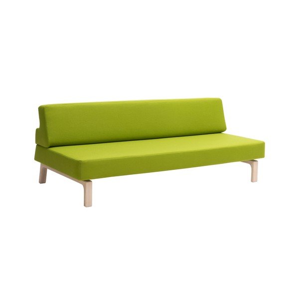 Canapea extensibilă Softline Lazy, verde-image-2