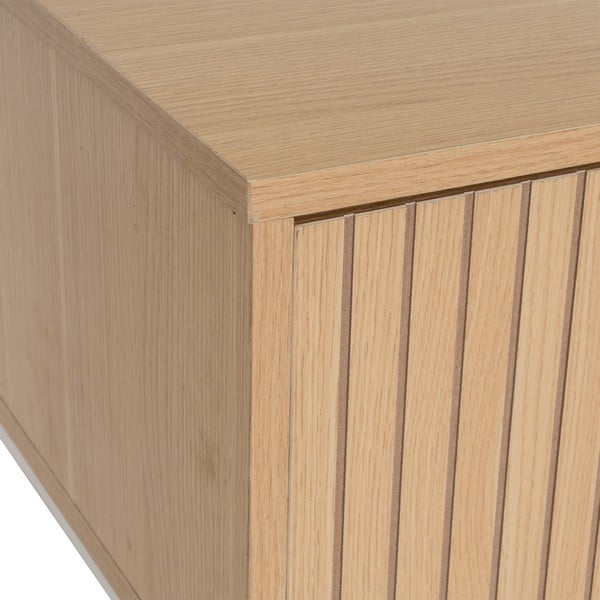 Măsuță de cafea în culoare naturală cu aspect de lemn de stejar 50x110 cm Mid-Lines – Casa Selección-image-2