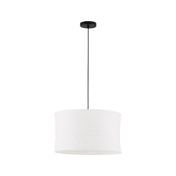 Lustră albă din in ø 50 cm Linnet – Nova Luce