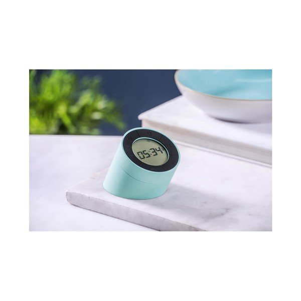 Ceas deșteptător cu LED Gingko Edge, verde-image-3