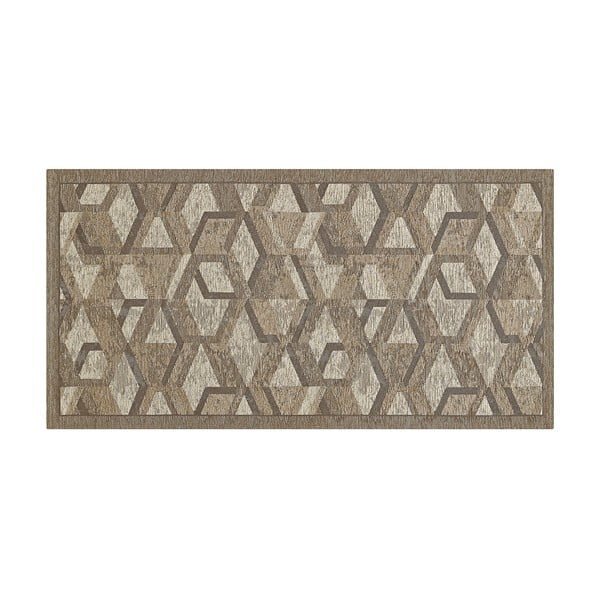 Traversă Floorita Hypnotik, 55 x 140 cm, gri-maro-image-2