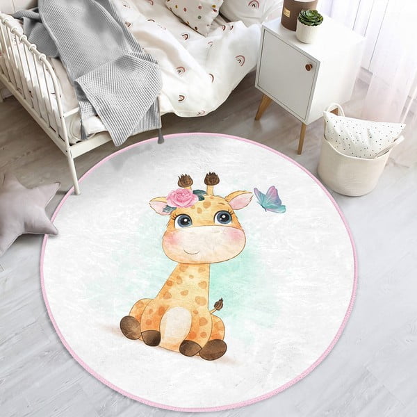 Covor pentru copii alb ø 120 cm Comfort – Mila Home-image-3