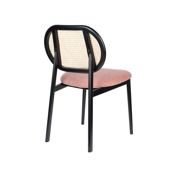 Scaun de dining negru/roz deschis Spike – Zuiver-image-4