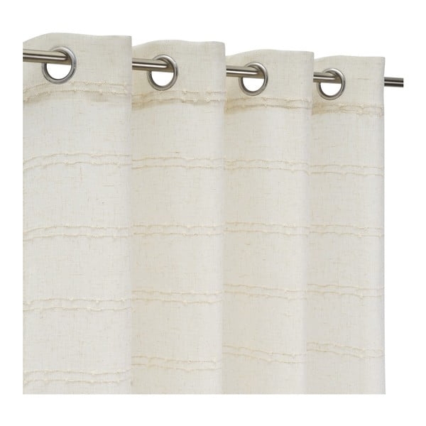 Draperie bej din amestec de in 140x260 cm Nodes – Casa Selección-image-2