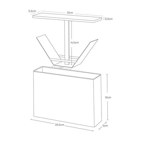 Tavă pentru filtre de cafea Tosca - YAMAZAKI-image-4