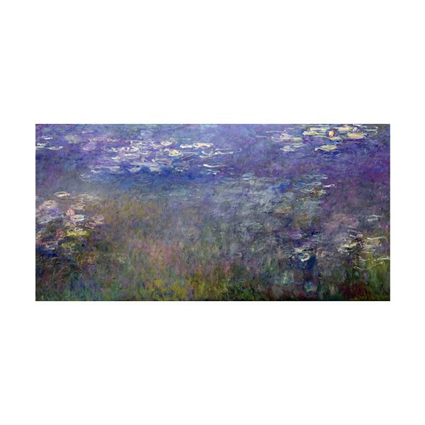 Tablou Claude Monet - Water Lilies 2, 80x40 cm