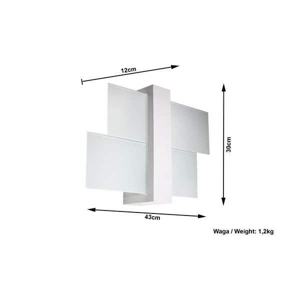 Aplică Sollux Leda, alb-image-2