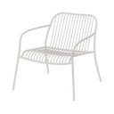Fotoliu de grădină gri deschis din metal Yua Wire – Blomus