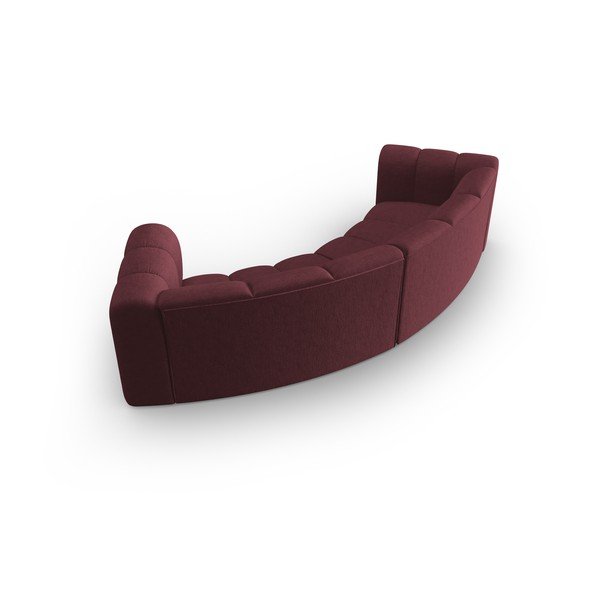 Canapea burgundy 322 cm Lupine – Micadoni Home-image-3