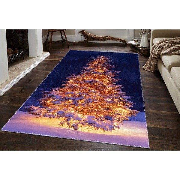 Covor Vitaus Christmas Period Lit Up Tree Outside, 50 x 80 cm-image-1