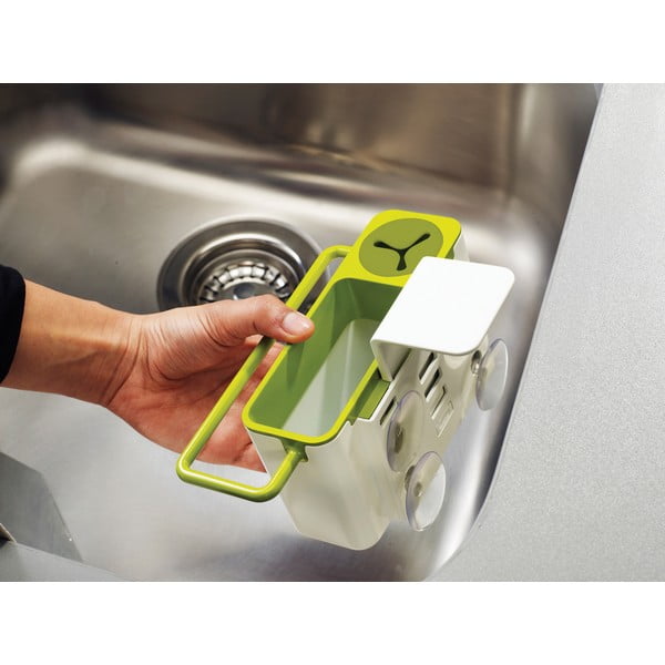 Suport pentru burete de vase/ detergent Joseph Joseph, gri-image-4