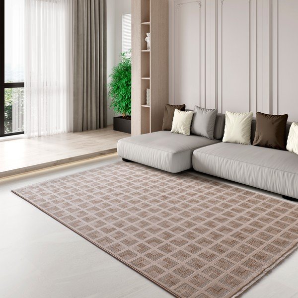 Covor bej 200x290 cm Ona – Universal-image-1