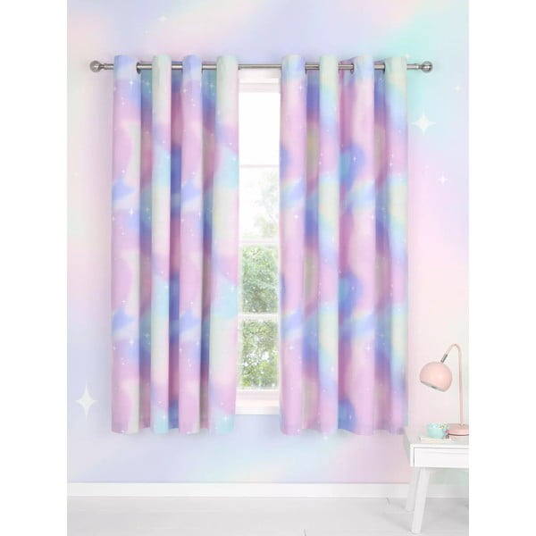 Draperie pentru copii 2 buc. 168x183 cm Ombre Stars – Catherine Lansfield-image-1