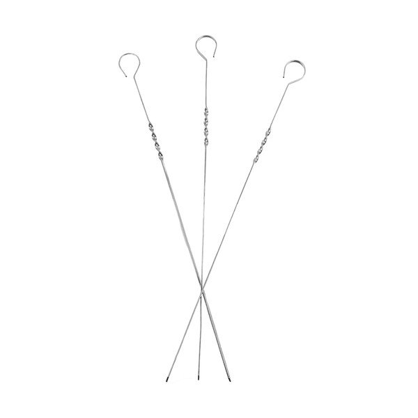 Țepușe de frigărui 10 buc. din oțel inoxidabil – Orion