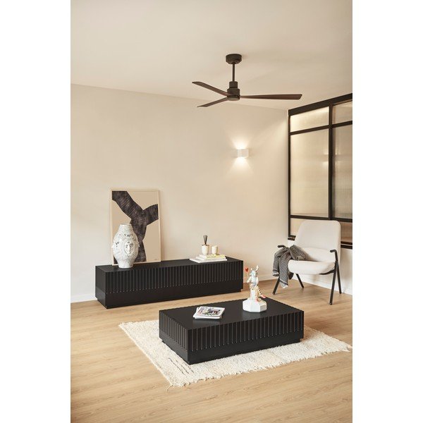 Măsuță de cafea cu 2 sertare Teulat Doric, negru-image-1