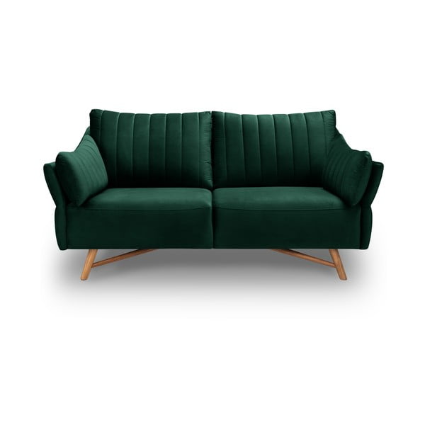 Canapea cu tapițerie de catifea Interieur 86 Elysée, 174 cm, verde închis