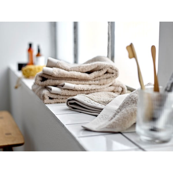 Prosop bej din bumbac din frotir 70x140 cm Comfort – Södahl-image-1