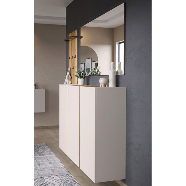 Cuier de perete în culoare naturală cu aspect de lemn de stejar 46 cm Libbiano – Germania-image-1